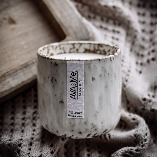 Seaside Mist Scented Candle Natural Collection