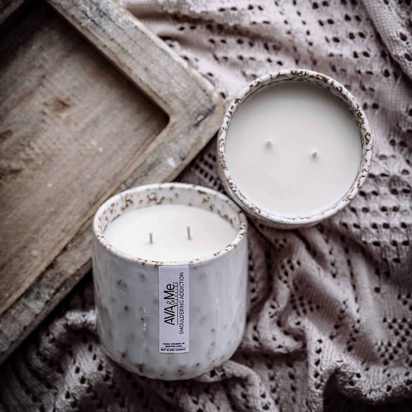 Smouldering Addiction Scented Candle Natural Collection